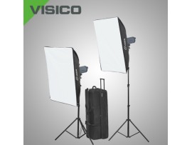 Visico VC-300 HH Soft Box Kit 2 Flash Head